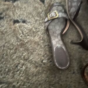 Nice heels a little scuff on heels but only wore few times great condition